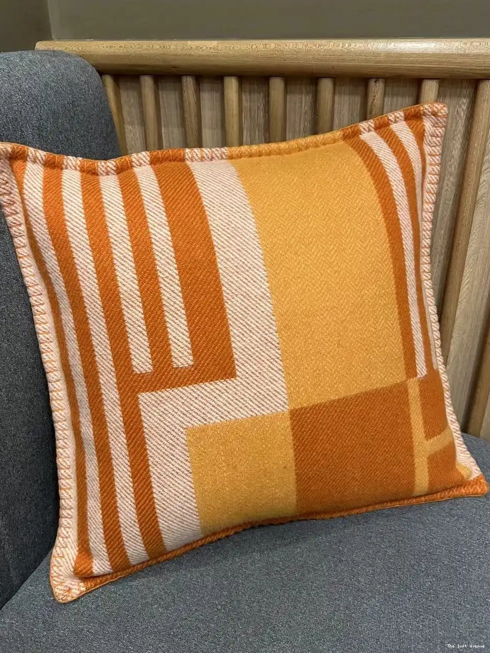 ITHAQUE THROW PILLOW HERMES WOOL 0504